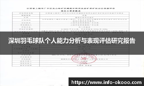 深圳羽毛球队个人能力分析与表现评估研究报告